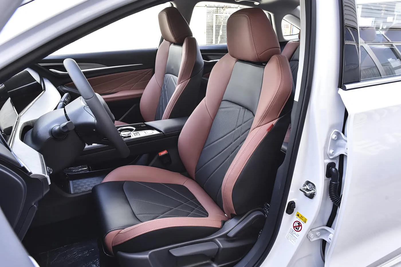 2023 Changan EADO — seat trim detail, compact sedan for export