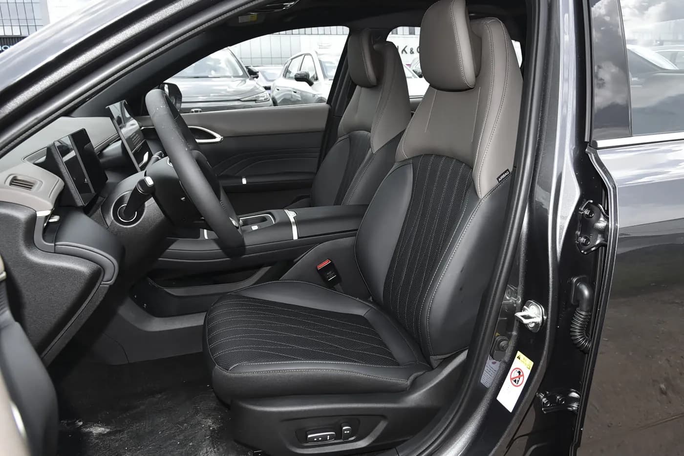 2026 Changan EADO Hybrid — seat trim detail, compact sedan for export